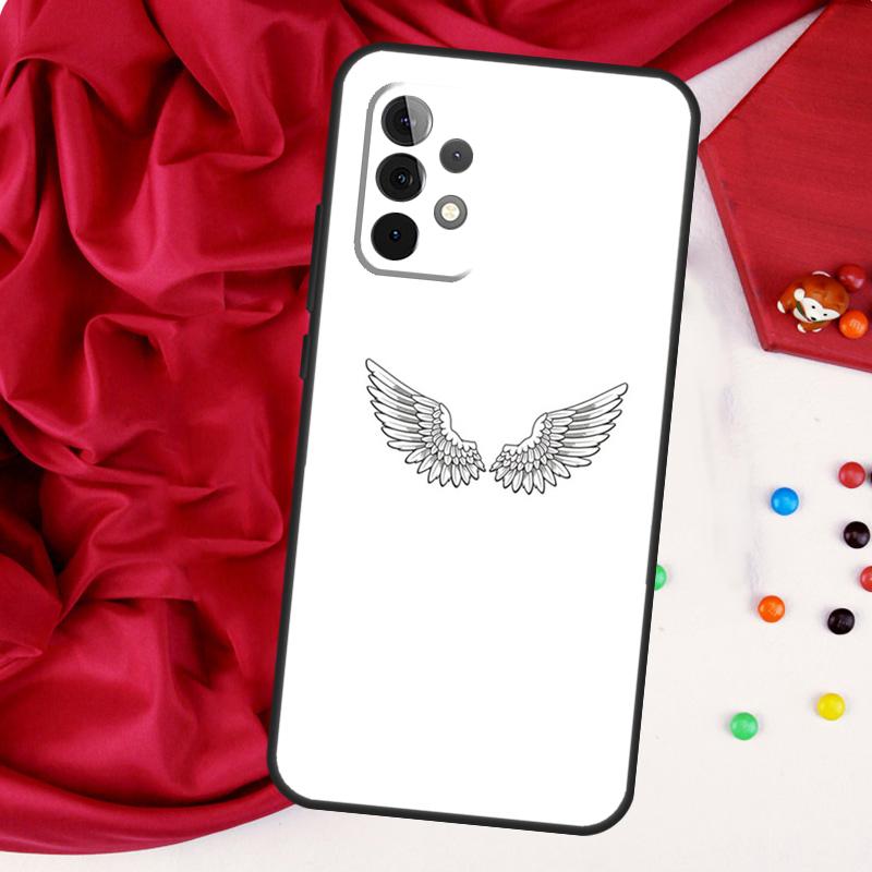 Картина 'Ангельские Крылья' Для Samsung Galaxy A56 A36 A26 A16 A05 A06 A22 A32 A52 A54 A34 A14 A55 A15 A53 A33 A35 Чехол