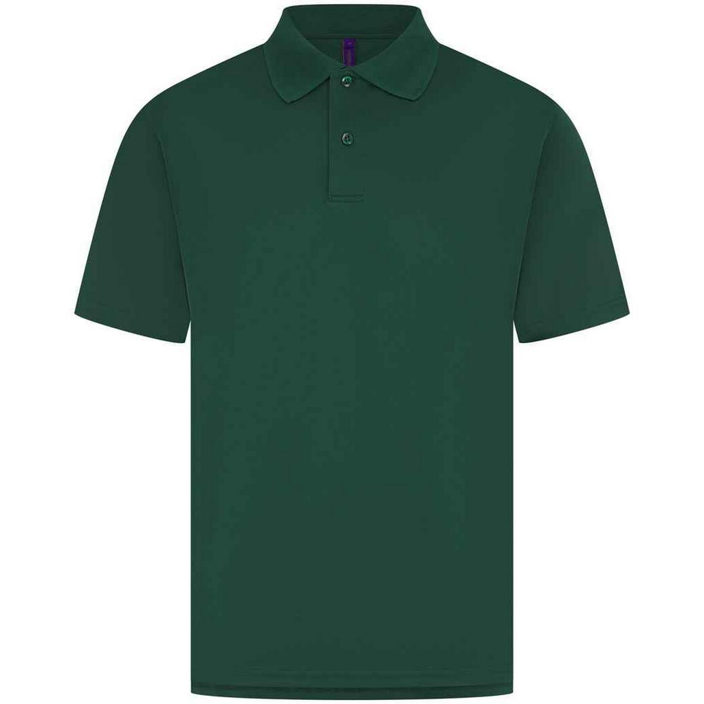 Henbury Мужская рубашка поло из пике