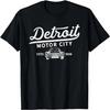 Футболка с надписью Motor City Muscle Car Detroit Новинка Футболка