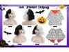 Cruella Dalmatian Costume Set: Halloween Witch Role Play with Black & White Scarf