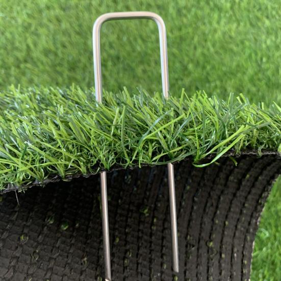 50 шт. садовых кольев с 50 шт. прокладок, оцинкованные стальные ландшафтные штифты