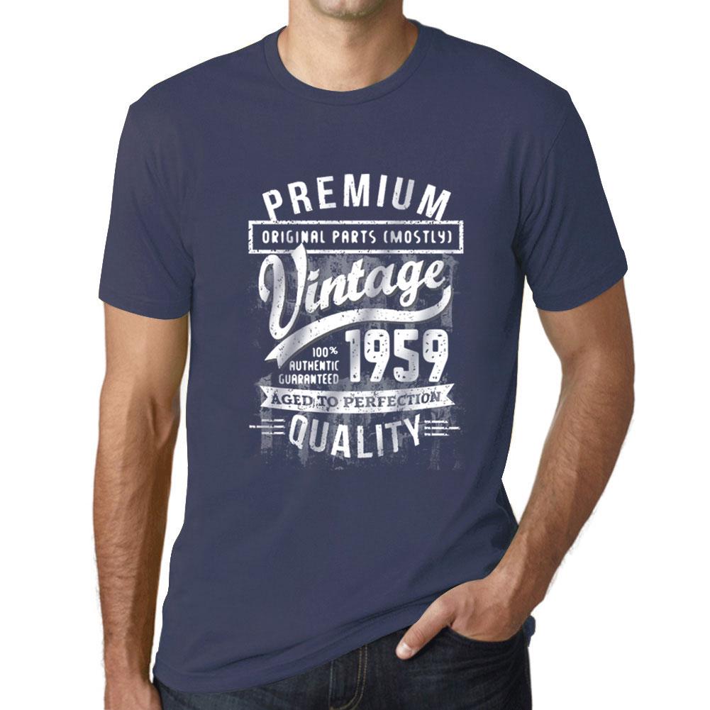 Ultrabasic Homme Graphique 1959 Aged To Perfection T-Shirt - Cadeau Danniversaire Pour 60 Ans