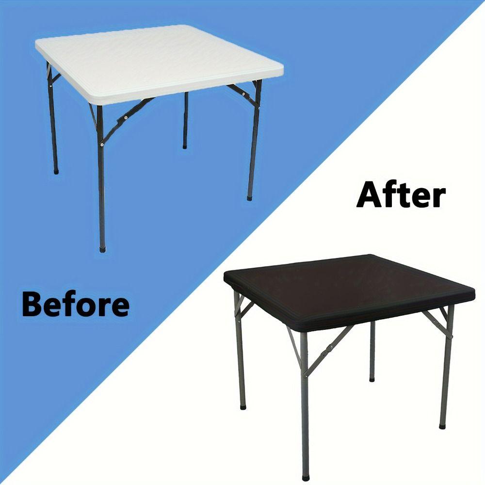 86X86CM Stain-Resistant Tablecloth Elastic Picnic Table Cloth Square Table Cover Home