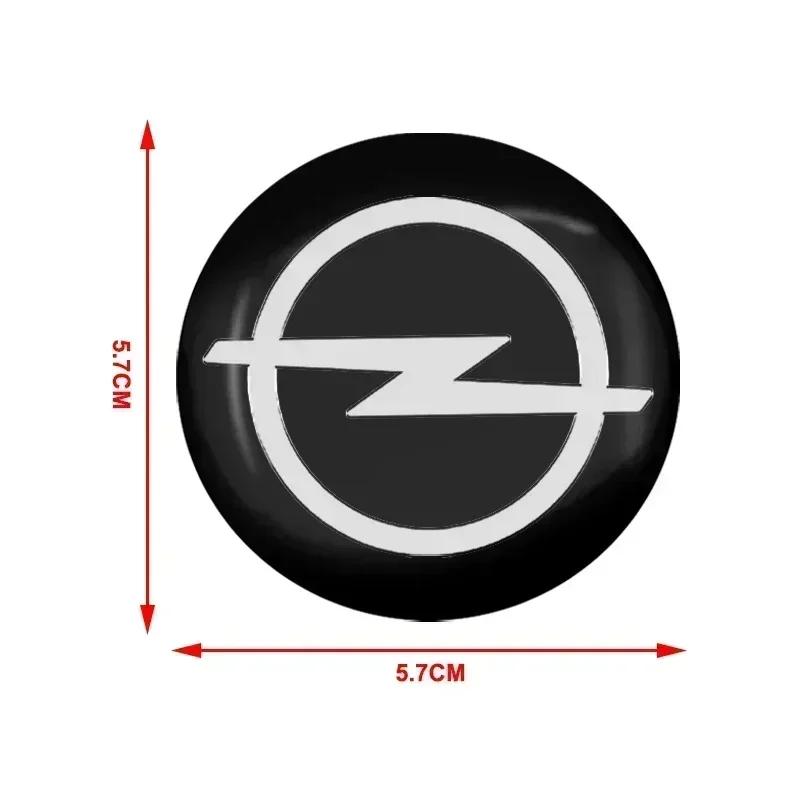 4pc Metal Car Wheel Stickers Wheel Center Sticker rescue tools For Opel Ampera Corsa Astra Crossland Crossland-X Mokka Cascada