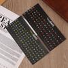 1 шт. Наклейки для начинающих на гитару с музыкальными гаммами, нотами, аккордами и ладами.
