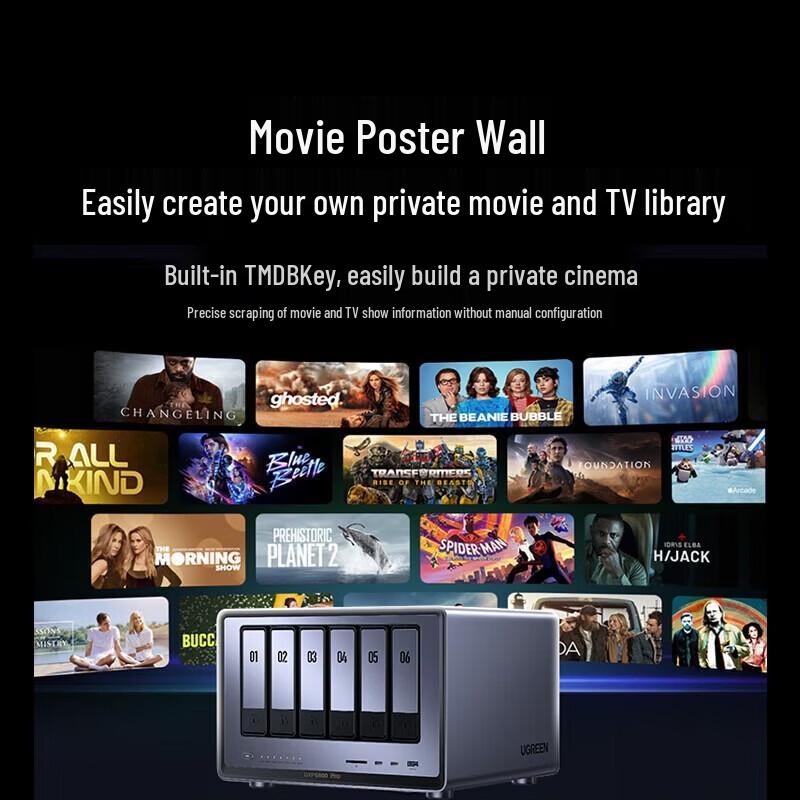 UGREEN DXP6800 Pro 6-Bay Dual 10GbE NAS Server