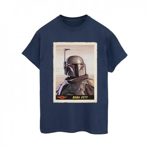 Star Wars Womens/Ladies The Mandalorian Boba Fett Cotton Boyfriend T-Shirt