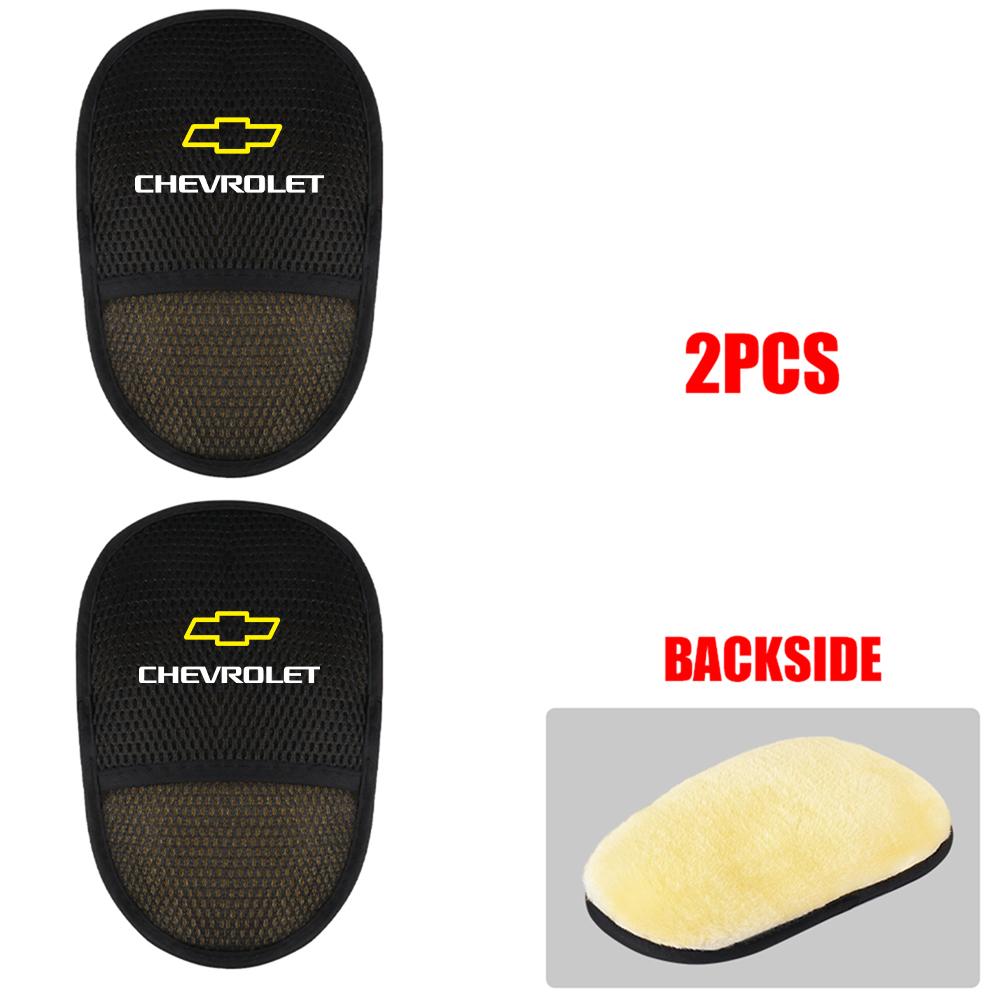 xkfg3 1/2pcs Car Plush Cleaning Gloves Thickening Wool Wash Towel For Chevrolet Cruze Colorado Spark Captiva Malibu Trax Aveo Camaro