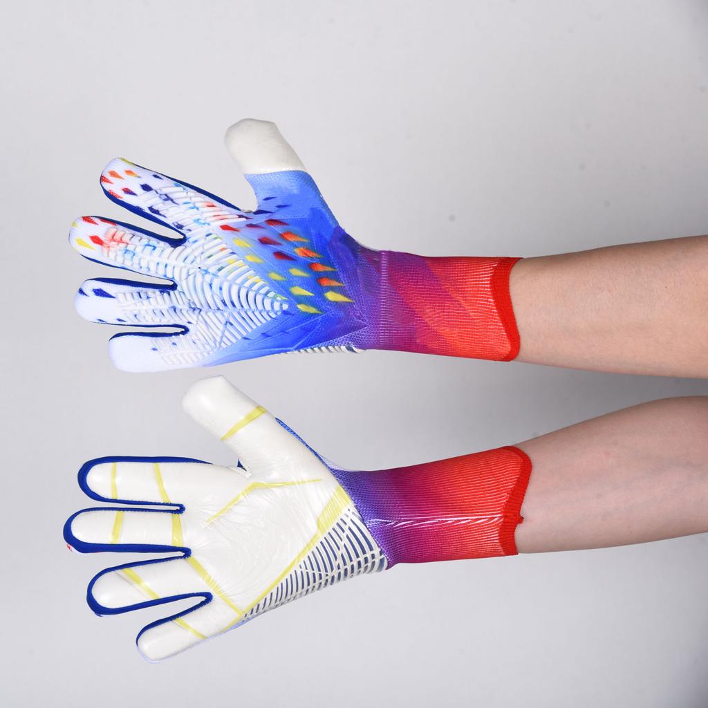 Профессиональные латексные футбольные перчатки, футбольные перчатки вратаря для детей и взрослых, утолщенные футбольные вратаря, детские защитные перчатки