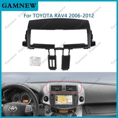 Панель-рамка для автомагнитолы для TOYOTA RAV4 2006-2012 Дефлекторы вентиляции воздуховодов Замена Комплект для приборной панели Установка Рамка Панель Отделка консоли