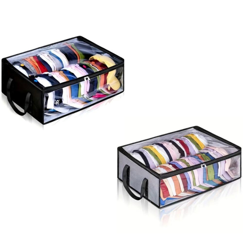 Вмещает 40 шляп Сумка для шляп Нетканый мешок для хранения одежды Новый органайзер для кепок для шкафа Шляпы