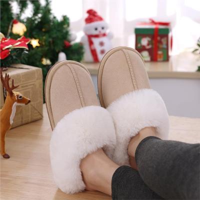 Модные зимние пушистые тапочки для женщин, пушистые домашние тапочки, теплые тапочки для спальни из искусственного меха, удобные женские плюшевые тапочки для дома