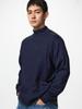 Uniqlo Флисовая футболка SofT KniT с воротником-стойкой