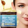 КРЕМ ДЛЯ ЛИЦА И ТЕЛА-Питает И Подтягивает Кожу-Бережный Уход С Медом Манука И Говяжьим Жиром-Подходит Для Всех Типов Кожи, 200г
