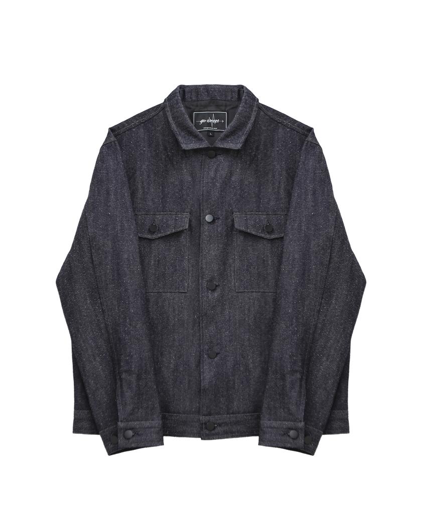 Джинсовая куртка Gostreet Regular Fit, новая, из необработанного денима