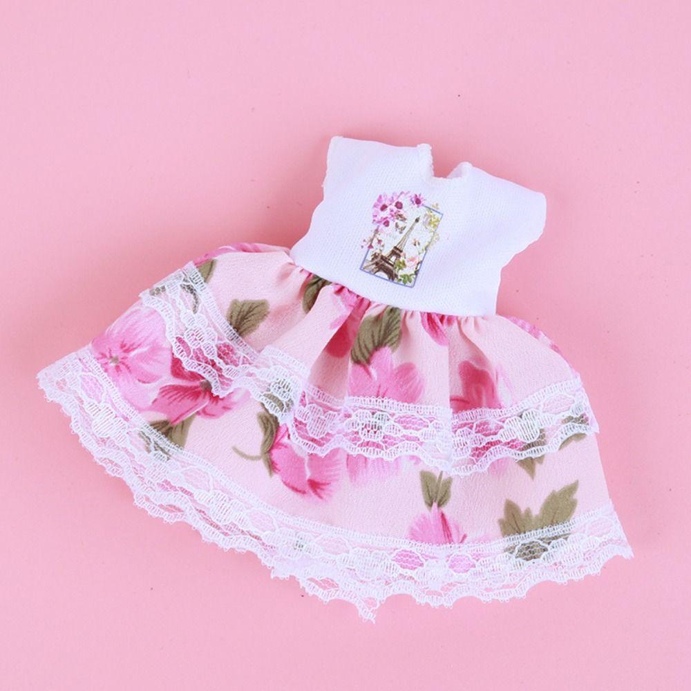 Children DIY Girls Doll Clothes 7 Styles Skirt Suit High-end Dress Up 16cm Doll/1/8 BJD Doll