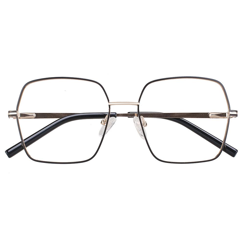 Glasses Frame Simple Metal Glasses Frame Versatile Men'S And Women'S Myopia Glasses Frame Polygonal Frames
