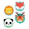 [R1809] - Multicolored 'Animal Heads' Sticker Sheet - 20x70 Cm