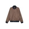 Logo Print Single-Breasted Fitted Sports Jacket Men Outerwear Brown DV9792-274