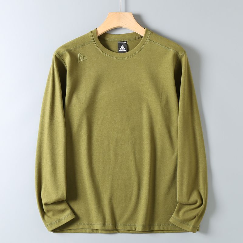 Original Foreign Trade Surplus Genuine Goods Outdoor Unisex Couple's Thermal Base Layer Modal Wool Blend Long-Sleeve T-Shirt