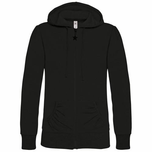 B&C Wonder Women Full Zip Hooded Sweatshirt / Hoodie