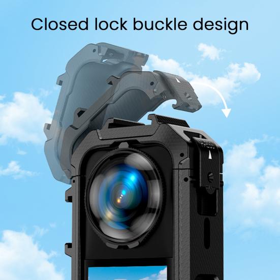 Рамка-кейс для камеры с магнитной быстросъемной базой, противоударный, с закрывающимся замком