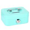 Portable Mini Key Safe Money Box Steel Piggy Bank Sturdy Lockable Coin Box Cash Storage Hidden Box For Home Store Suitcase