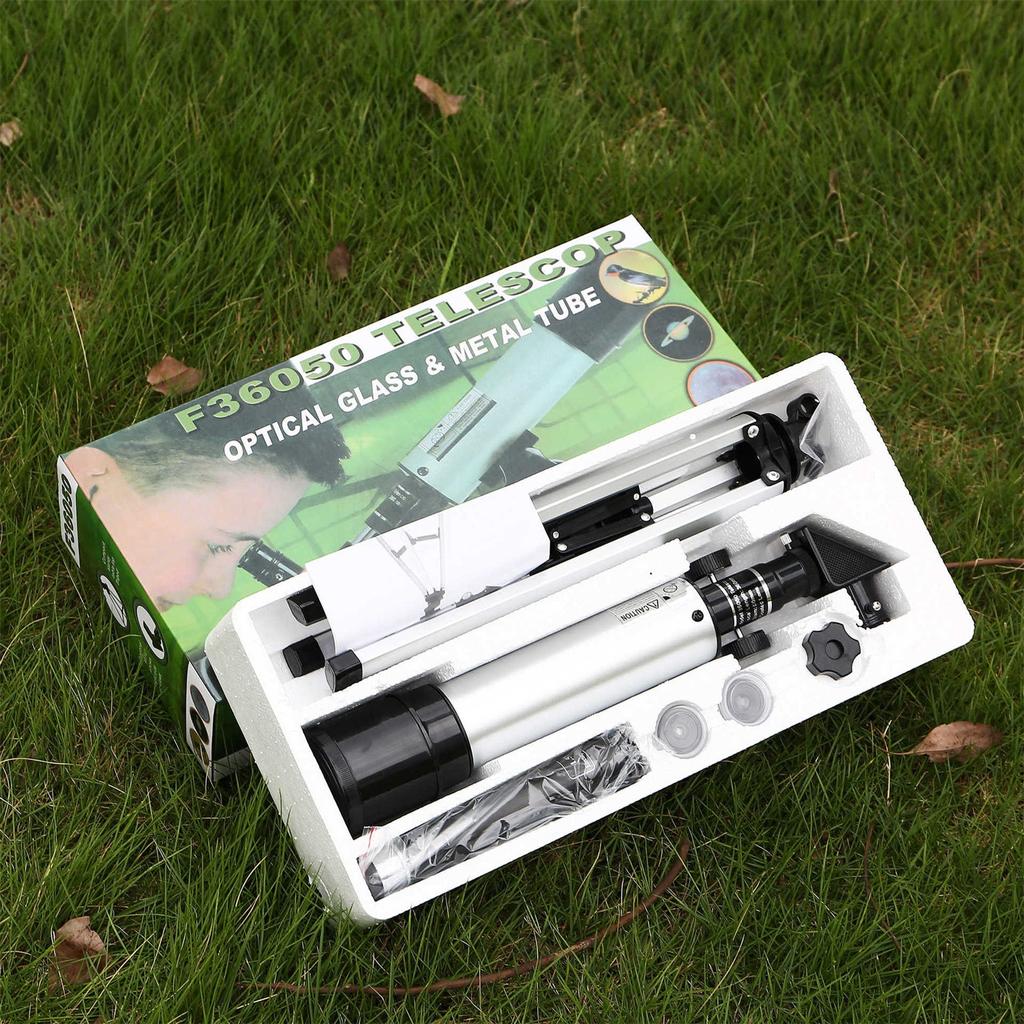 360/50 мм рефракционный астрономический телескоп штатив Monocula космический прицел рефрактор