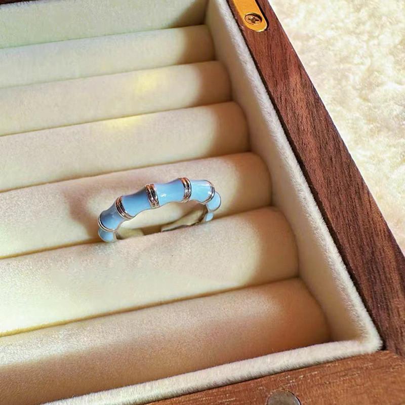 Enamel Colorful Butterfly Ring For Women Adjustable Open Design Unique And Jewelry Chic