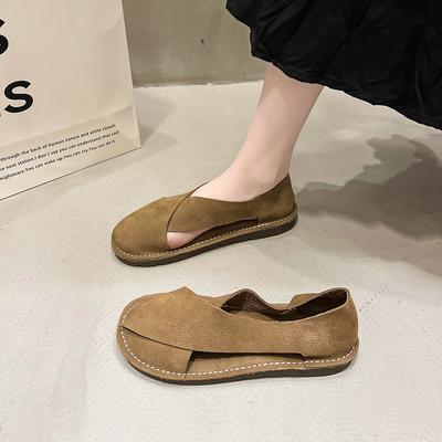 Модные женские сандалии Летние женские туфли с открытым носком Плоские сандалии для женщин Нескользящие удобные легкие прогулочные сандалии