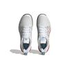 adidas Нескользящие прочные низкие теннисные кроссовки Defiant Speed для мужчин, белые/синие, HQ8456