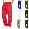 Men's Casual Loose-Fit Work Pants With Multiple Pockets