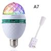 RGB Сценический Магический Шар Световой 360° Полное Вращение Смена Цвета USB-Штекер для Бара Клуба DJ-Шоу Декор для Юбилейной Вечеринки