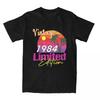 40 Year Old Vintage 1984 Limited Edition T-Shirt Men Birthday Gift Leisure Pure Cotton Tee Shirt Short Sleeve T Shirts Clothing