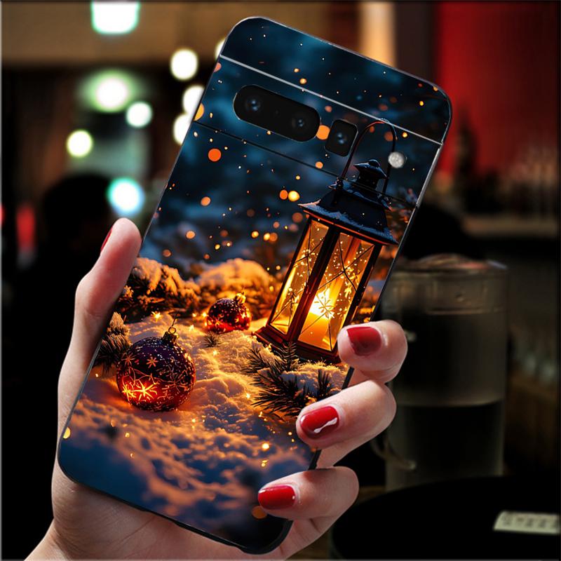 Чехол для телефона Google Pixel 10 9 Pro XL 9A 8 7 6 Pro Pixel 8A 7A 6A Pixel 8 7 6 5 Эстетичный рождественский чехол