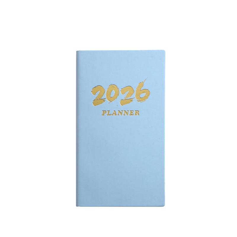 Карманный планер А6 на 2026 год: Английский ежедневник и 365-дневный международный блокнот для управления временем