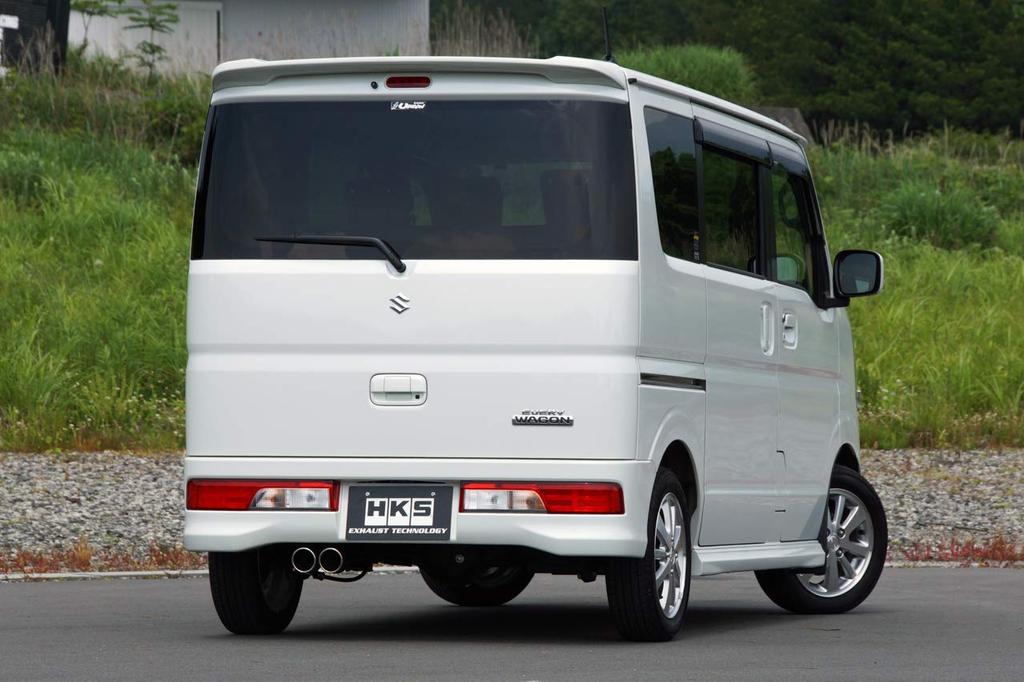 HKS Automotive Спортивный глушитель Легальный глушитель Suzuki Every Wagon DA17W Совместимый с техосмотром Детали впускной и выпускной системы 31013-AS013