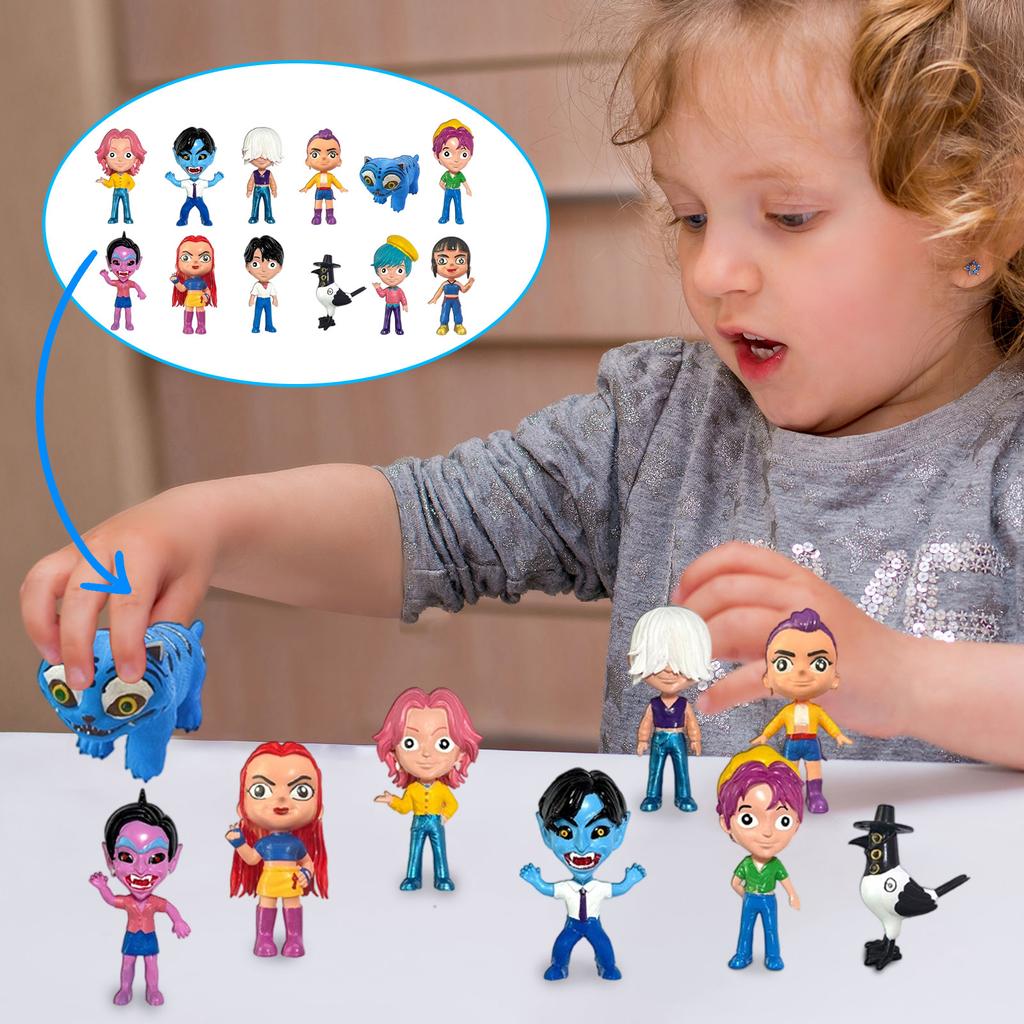 12 шт. 3D Знаменитость - Фигурка Игровой Периферийный Кукла Модель Украшения