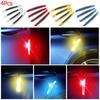 4Pcs Sign Protector Alarm Door Sticker Anti-Collision Car Reflective Strips Safety Warning