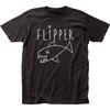 Футболка мужская с логотипом Flipper Музыка Классический Концерт Рок-группа Футболка Новая Черная