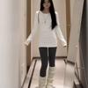 2026 Fall Winter Thermal V-Neck Slim Long Sleeve T-Shirt Women Basic Layer Top