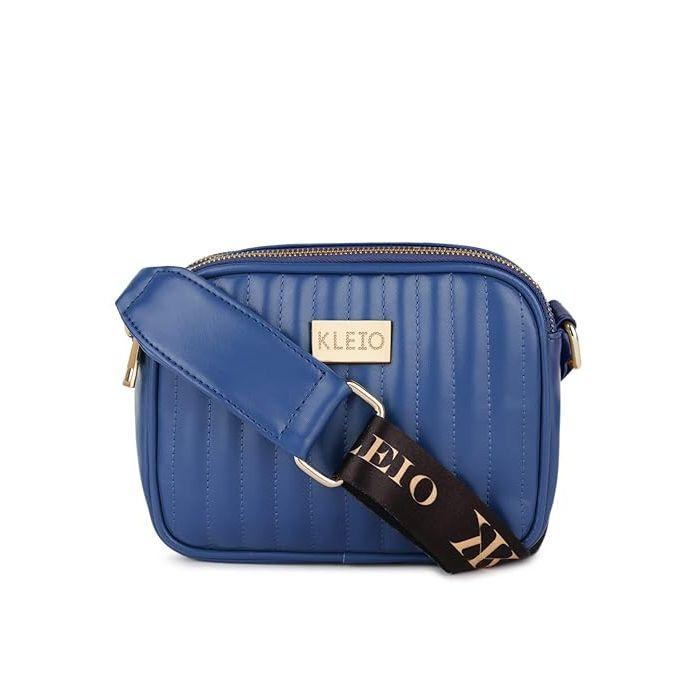 Элегантная женская стеганая сумка через плечо из веганской кожи с регулируемыми ремнями и молнией | Повседневная сумка через плечо