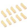 100Pcs UShaped Wiring Terminal Brass Gold Docking Connector Quick Wiring Terminals