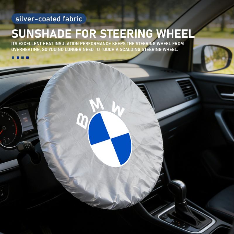 JYPK6 Car Steering Wheel Sunshade Heat Isolate Anti Scratch Cover For BMW M3 M5 X3 E93 F10 F20 F30 F40 F15 F25 F26 F31 F49 F86