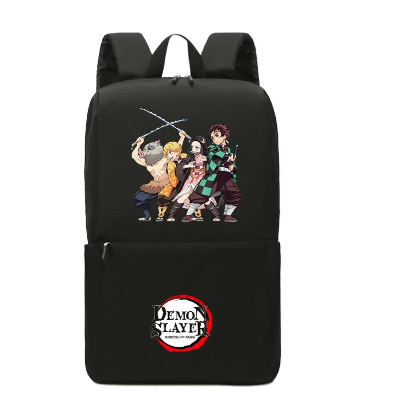 Рюкзак в стиле аниме «Убийца демонов» Nezuko Kawaii, школьная сумка с героями мультфильмов, большая вместимость, манга для путешествий, повседневная сумка для книг для девочек для взрослых
