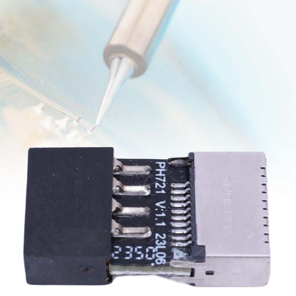 Плата расширения USB 2.0 Конвертер материнской платы Plug & Play Карта расширения с разъемом USB2.0 TYPE-E для Mac OS/Windows Linux