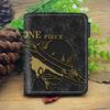 Кошелек для монет и держатель для карт на молнии из аниме One Piece