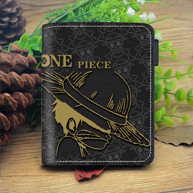 Кошелек для монет и держатель для карт на молнии из аниме One Piece