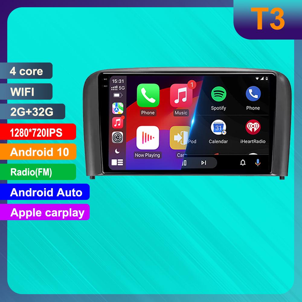 Совместимая с Volvo S80 GPS-навигация и HD-смарт-центральное управление Android с камерой заднего вида и CarPlay.