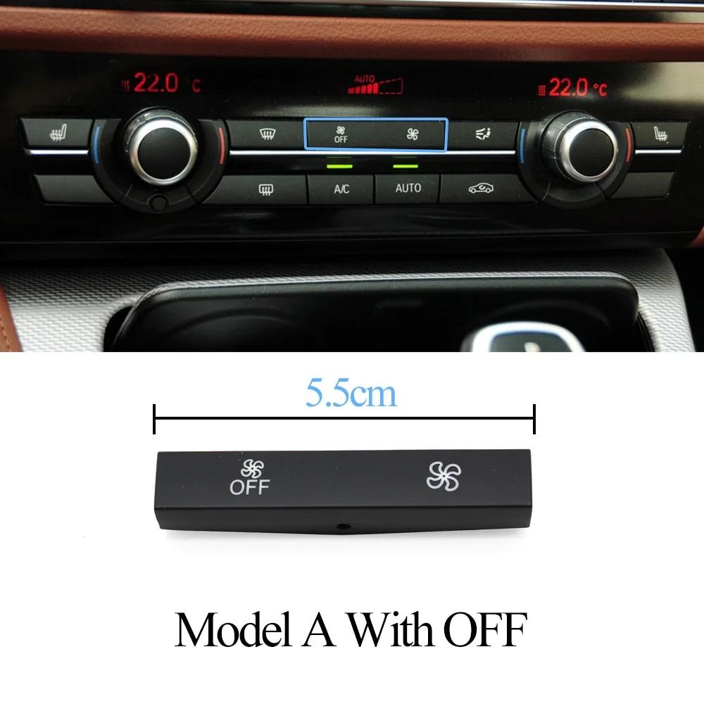 Upgraded Air Conditioner Heater Climate Fan Wind Volume Control AC Button Cover For BMW 5GT 5 6 7 Series F10 F11 F01 F02 F06 F12